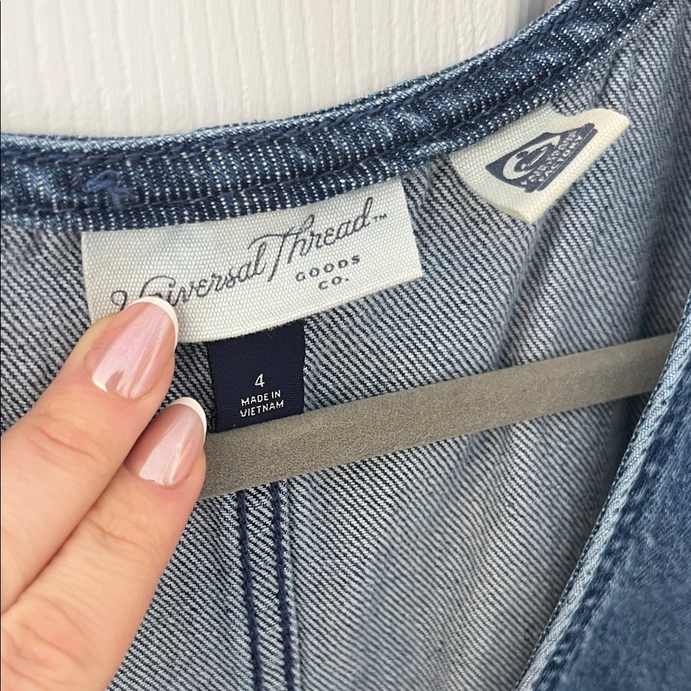 Universal Thread Blue Denim Midi Dress - Picture 2 of 2